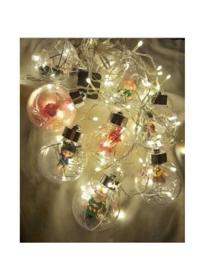 LED String Lights Balls Curtain - Ramadan Decoration - Image 1